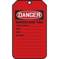 Accuform OSHA DANGER BARRICADE STATUS TAG TAB110CTP TAB110CTP